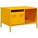 Tavolino Giallo Senape 68,5x50x43,5cm Acciaio Laminato A Freddo - Foto miniatura 2