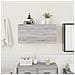 Mobile Da Bagno Grigio Sonoma 80x25x40 Cm In Truciolato - Foto miniatura 3