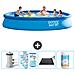 Piscina Fuori Terra - In Giro - 457x457x84 Cm - Blu - Include Accessori Coordinati Cb92 - Foto miniatura 1