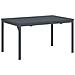 Set Mobili Corridoio  9 Pezzi Acciaio Antracite, Tavolo Giardino Estensibile  Antracite (140-210)x90x73 cm Acciaio - Foto miniatura 3