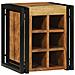 Portabottiglie 34.5x35x39 cm Legno massello di acacia - Foto miniatura 1