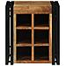 Portabottiglie 34.5x35x39 cm Legno massello di acacia - Foto miniatura 4