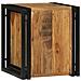 Portabottiglie 34.5x35x39 cm Legno massello di acacia - Foto miniatura 6