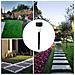 Set Da 10 Luci Solari A Led Per Prato - Paletti Da Giardino In Plastica A Luce Calda - Foto miniatura 6