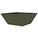 Vaso a Ciotola da Giardino Oliver verde 40 x 40 x 15 cm Acciaio - Foto miniatura 6