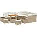 Set Divano da Giardino 12 pcs Beige e Crema 90 x 55 x 71 cm - Foto miniatura 1