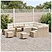 Set Divano da Giardino 12 pcs Beige e Crema 90 x 55 x 71 cm - Foto miniatura 3