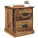 Armadio da Notte 2 pcs Legno vecchio 39 x 39 x 47.5 cm - Foto miniatura 3