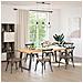 Gambe per tavolo da pranzo a forma di U 2 pz Antracite 90x(72-73) cm Acciaio - Foto miniatura 3