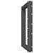Gambe per tavolo da pranzo a forma di U 2 pz Antracite 90x(72-73) cm Acciaio - Foto miniatura 7