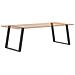 Gambe per tavolo da pranzo a forma di U 2 pz Antracite 90x(72-73) cm Acciaio - Foto miniatura 8