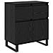 Credenza con cassetto Rovere Nero 60 x 35 x 70 cm - Foto miniatura 1