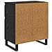 Credenza con cassetto Rovere Nero 60 x 35 x 70 cm - Foto miniatura 8