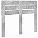Testiera con testiera Grigio cemento 120 cm Legno multistrato - Foto miniatura 5