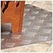 Dischi Quadrati 2 pcs Argento 70 x 50 cm Alluminio - Foto miniatura 3