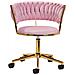 sedia girevole QS-GW01G rosa - Foto miniatura 3