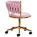 sedia girevole QS-GW01G rosa - Foto miniatura 4