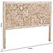 Testiera In Legno Beige Intagliata A Mano 160x3x120h Cm - Foto miniatura 4
