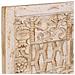 Testiera In Legno Beige Intagliata A Mano 160x3x120h Cm - Foto miniatura 6