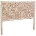 Testiera In Legno Beige Intagliata A Mano 160x3x120h Cm - Foto miniatura 1