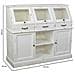 Credenza In Legno Invecchiato Bianco 129x45x106h - Foto miniatura 2