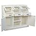 Credenza In Legno Invecchiato Bianco 129x45x106h - Foto miniatura 3