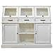 Credenza In Legno Invecchiato Bianco 129x45x106h - Foto miniatura 4