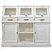 Credenza In Legno Invecchiato Bianco 129x45x106h - Foto miniatura 5