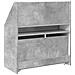 Libreria per Bambini Grigio cemento 60 x 29,5 x 69 cm - Foto miniatura 9