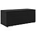 Pouf Nero 101 x 41 x 40 cm Velluto e Legno Ingegnerizzato - Foto miniatura 1