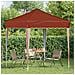 Tenda per feste a pop-up 195 x 195 x 245 cm Terracotta - Foto miniatura 3