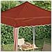 Tenda per feste a pop-up 195 x 195 x 245 cm Terracotta - Foto miniatura 4