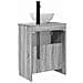 Mobile da bagno con lavabo Sonoma grigio 54 x 35 x 83 cm - Foto miniatura 6