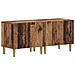 Mobile TV LED a 5 pezzi Legno antico Legno ingegnerizzato - Foto miniatura 3
