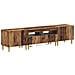 Mobile TV LED a 5 pezzi Legno antico Legno ingegnerizzato - Foto miniatura 1