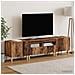Mobile TV LED a 5 pezzi Legno antico Legno ingegnerizzato - Foto miniatura 7