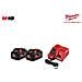 Pack 2 Batterie 5,5 Ah M18 Hb5.5 - Caricabatterie M12-18 - Foto miniatura 2