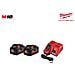 Pack 2 Batterie 5,5 Ah M18 Hb5.5 - Caricabatterie M12-18 - Foto miniatura 1