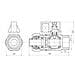 Pexalpex 16mm X 12 Maschio Bsp Valvola Sfera Raccordi Tubi Compressione - Foto miniatura 2