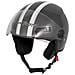 Casco Jet Scooter Moto Quad Omologato Ece 22 05 Visiera Grigo Xs - Foto miniatura 5