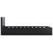 Giroletto Con Contenitore Idraulico Nero Similpelle 90x200cm - Foto miniatura 2