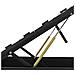 Giroletto Con Contenitore Idraulico Nero Similpelle 90x200cm - Foto miniatura 3