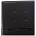 Giroletto Con Contenitore Idraulico Nero Similpelle 90x200cm - Foto miniatura 5