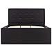 Giroletto Con Contenitore Idraulico Nero Similpelle 90x200cm - Foto miniatura 7