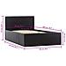 Giroletto Con Contenitore Idraulico Nero Similpelle 90x200cm - Foto miniatura 8
