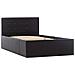 Giroletto Con Contenitore Idraulico Nero Similpelle 90x200cm - Foto miniatura 9