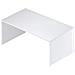 Scrivania L150 Kit Bianco Fiammato / Bianco Fiammato Linea Open 73x150x73 - Foto miniatura 1
