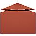 Copertura Superiore Gazebo a 2 Strati 310g /m² 4x3m Terracotta - Foto miniatura 2