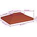 Copertura Superiore Gazebo a 2 Strati 310g /m² 4x3m Terracotta - Foto miniatura 4