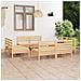 Set Divani Da Giardino 8 Pz In Legno Massello Di Pino - Foto miniatura 1